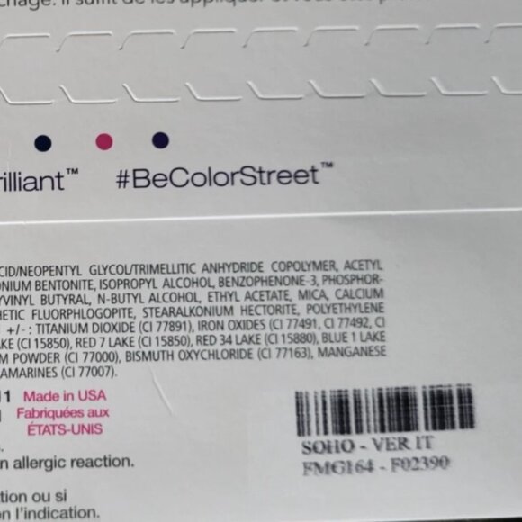 Color Street Nail Strips ~ Soho - ver It - Picture 5 of 5